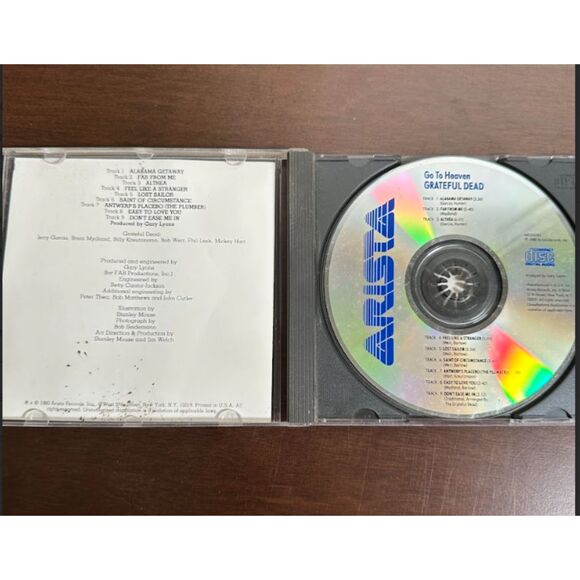 Grateful Dead "Go To Heaven" CD 1980 Arista Vintage Rock Album Disc Rare - Picture 2 of 3